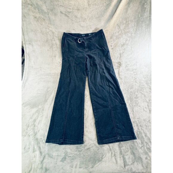 J. Jill Jeans Women's 12 Blue Dark wash Denim Full Leg Metropolitan - Picture 9 of 11